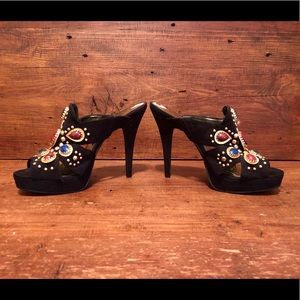 Carlos Santana Studded Heels - NWOT